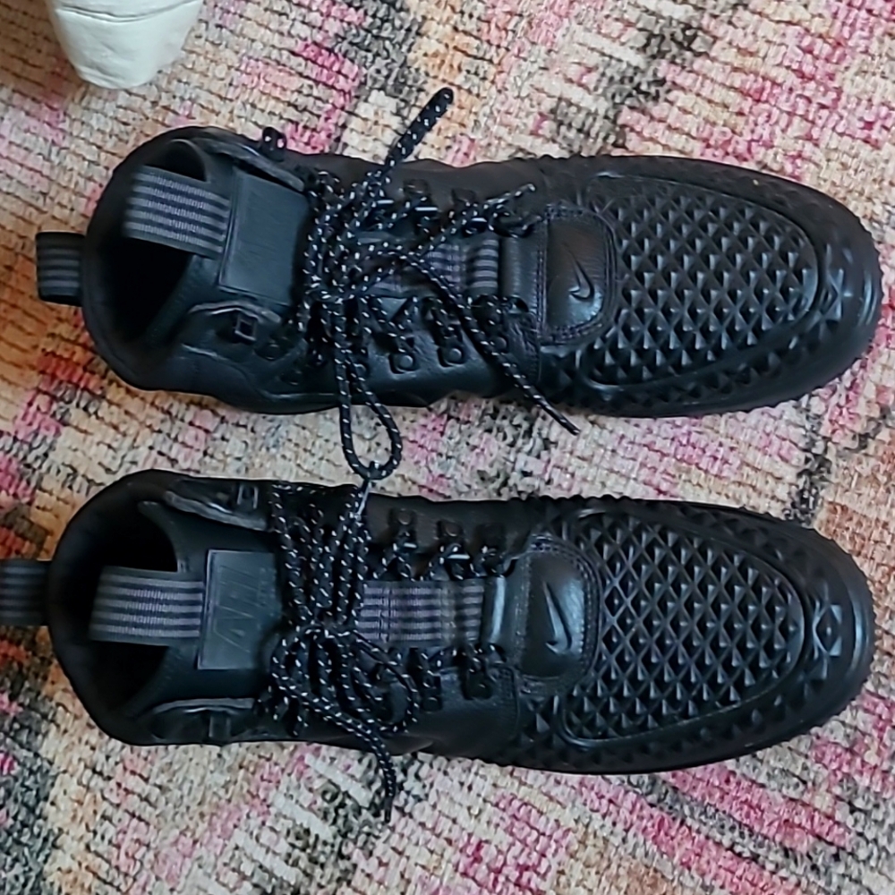 Nike Lunar Air Force One Black Duckboot